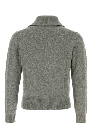 Grey wool blend cardigan JIL SANDER (J21HP0015J14837)