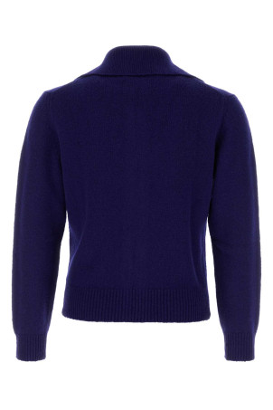 Blue wool blend cardigan JIL SANDER (J21HP0015J14837)