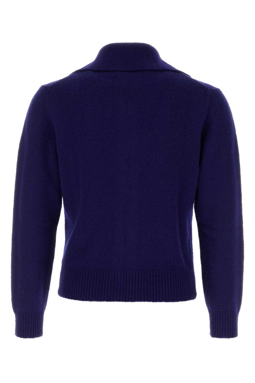 Blue wool blend cardigan JIL SANDER (J21HP0015J14837)