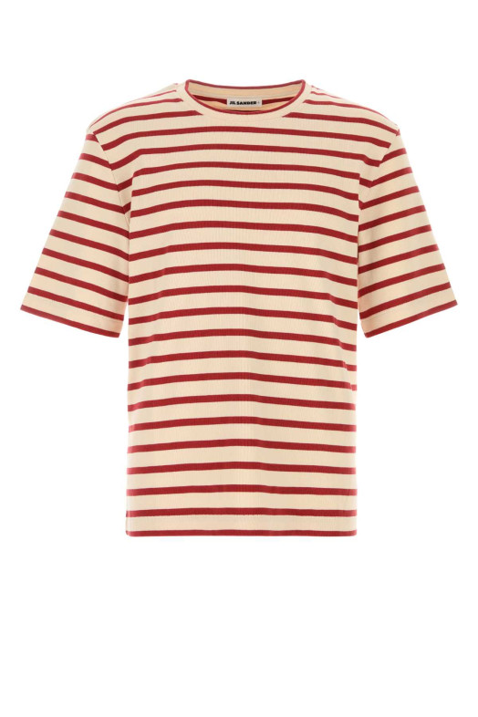 Embroidered cotton t-shirt JIL SANDER (J47GC0109J46497)