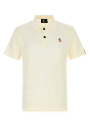 Ivory piquet polo shirt Multicolor MONCLER GRENOBLE (L10978A0000489AVZ)