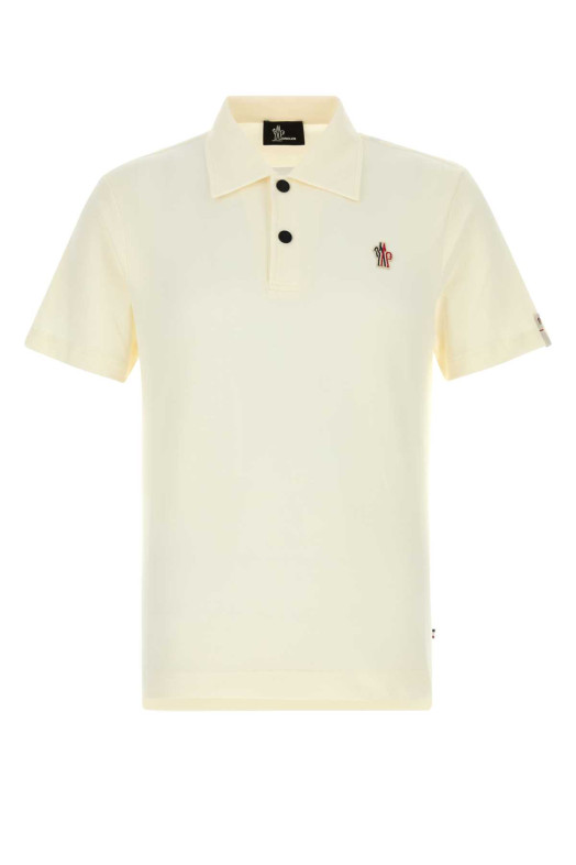 Ivory piquet polo shirt Multicolor MONCLER GRENOBLE (L10978A0000489AVZ)