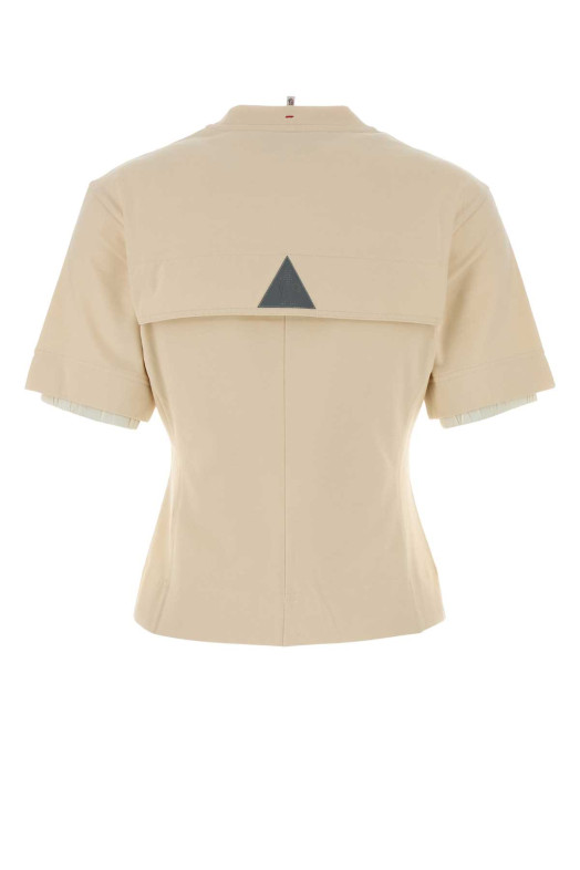 Ivory stretch cotton t-shirt Multicolor MONCLER GRENOBLE (L10988C0000989AW1)