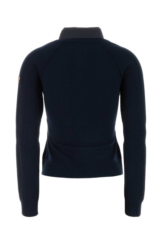 Navy blue knit cardigan Blue MONCLER GRENOBLE (L10989B00001M1183)