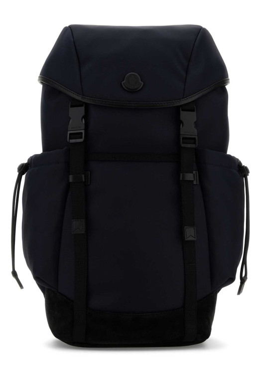 Midnight blue canvas backpack Blue MONCLER (L109A5A00010M7835)