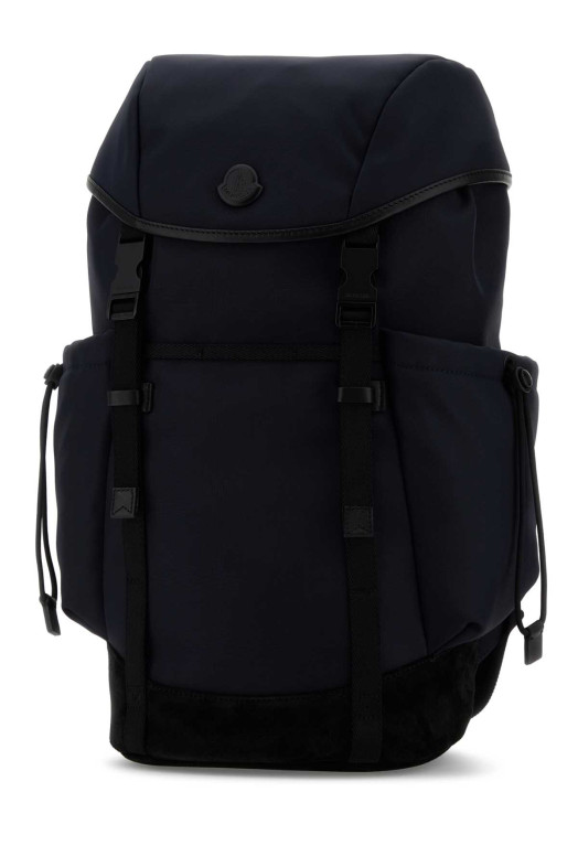 Midnight blue canvas backpack Blue MONCLER (L109A5A00010M7835)