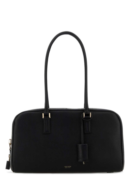 Black leather shoulder bag TOM FORD (L1917LCL604P)