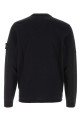 Midnight blue cotton sweater Black STONE ISLAND (L1S155100062S00B9)