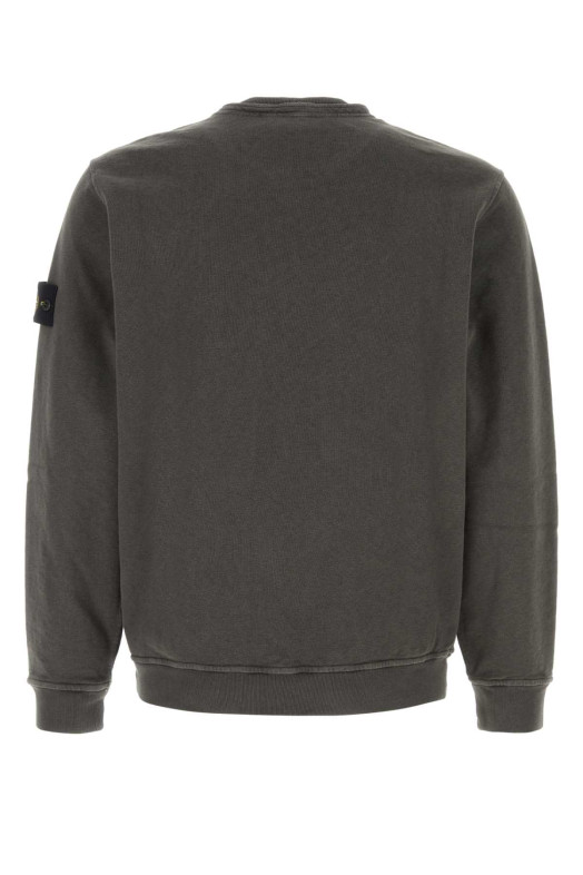 Charcoal cotton sweatshirt STONE ISLAND (L1S156100034S0060)