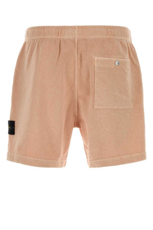 Salmon cotton bermuda shorts STONE ISLAND (L1S156200014S0060)