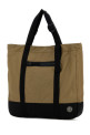 Khaki canvas shopping bag STONE ISLAND (L1S159200034S0331)