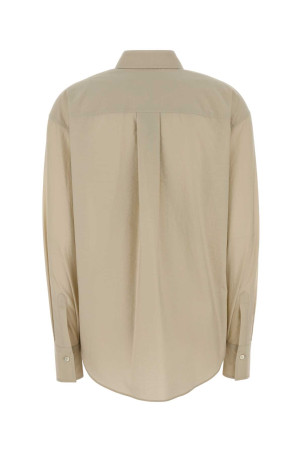 Sand cotton blend shirt BRUNELLO CUCINELLI (M0F79RJ926)