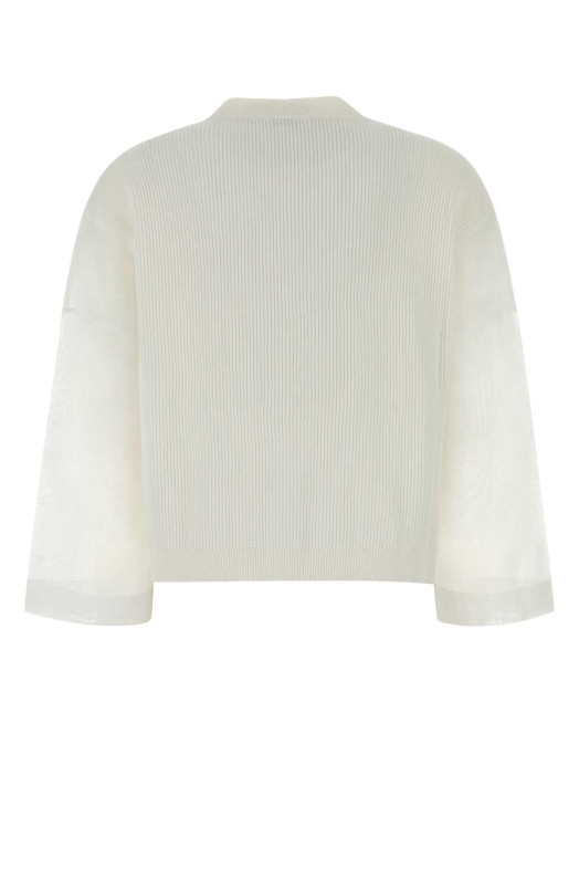White cotton cardigan BRUNELLO CUCINELLI (M19259516)