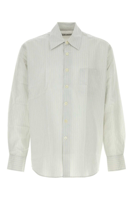 Embroidered cotton blend oversize shirt OUR LEGACY (M2262AI)