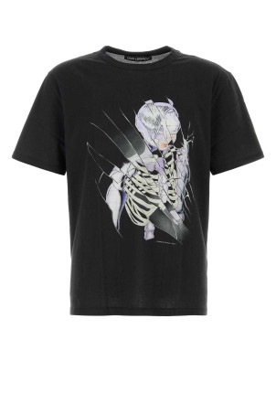 Black cotton oversize t-shirt OUR LEGACY (M2266NC)