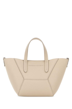 Sand leather handbag BRUNELLO CUCINELLI (MBDKD2675)