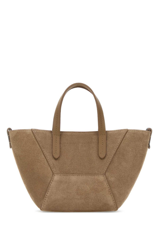 Biscuit suede handbag BRUNELLO CUCINELLI (MBDLD2675)