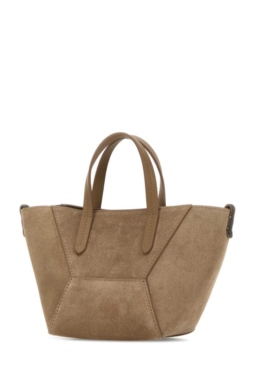 Biscuit suede handbag BRUNELLO CUCINELLI (MBDLD2675)