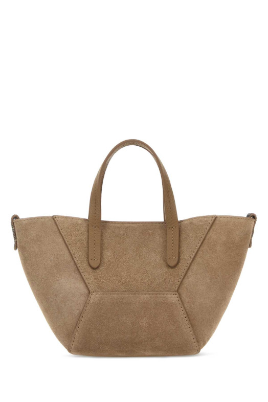 Biscuit suede handbag BRUNELLO CUCINELLI (MBDLD2675)