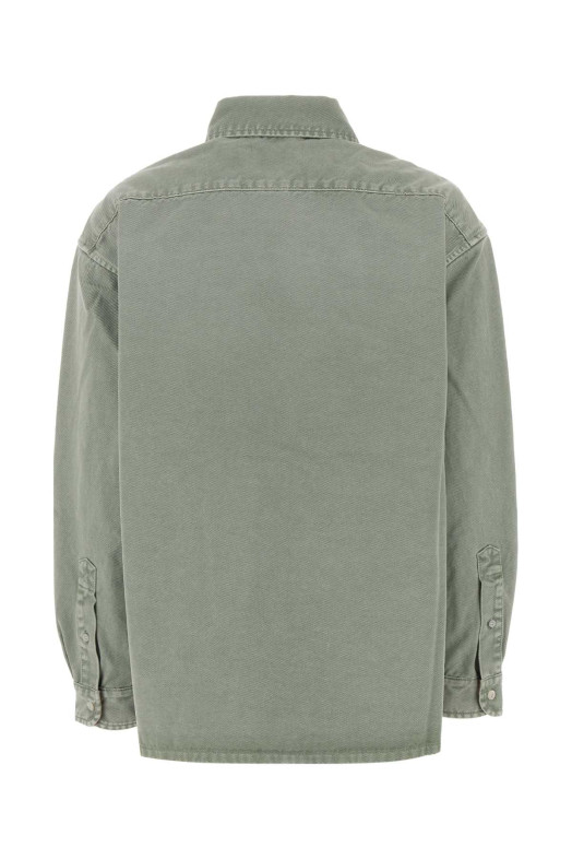 Sage green gabardine shirt MIU MIU (MK2018SOOO1350)