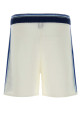 White mesh bermuda shorts BLUE CASABLANCA (MSS26KW130601)