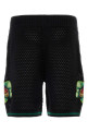 Black crochet bermuda shorts CASABLANCA (MSS26KW131701)
