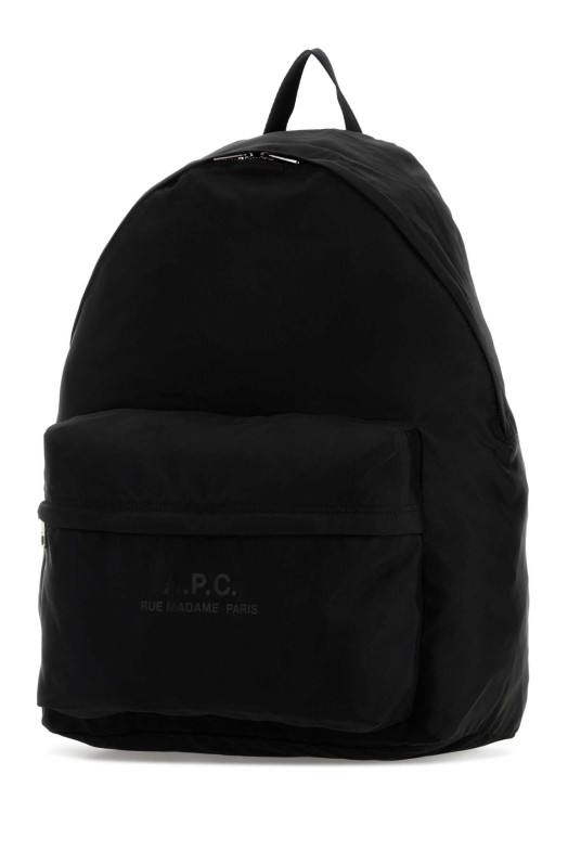 Black canvas Sac A Dos backpack Black A.P.C. (PAAGXH62246)