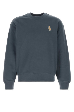 Air force blue cotton sweatshirt MAISON KITSUNE (QM00309KM0341)
