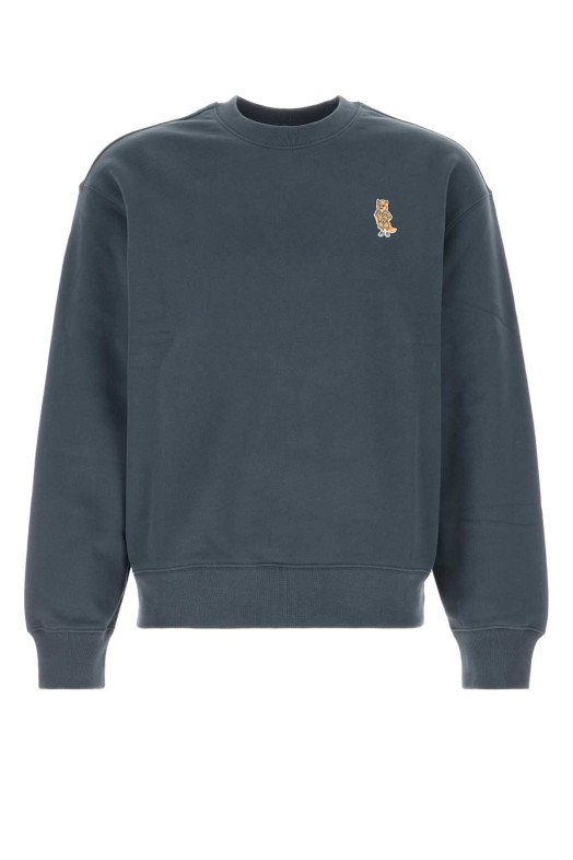 Air force blue cotton sweatshirt MAISON KITSUNE (QM00309KM0341)