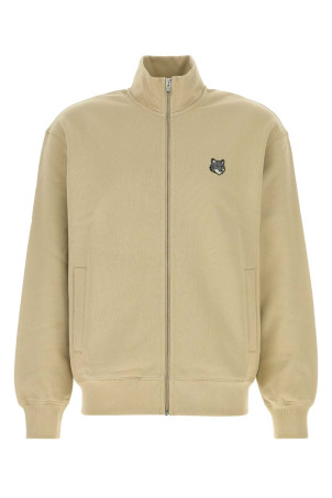 Beige cotton sweatshirt MAISON KITSUNE (QM02151KM0341)