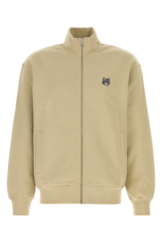 Beige cotton sweatshirt MAISON KITSUNE (QM02151KM0341)
