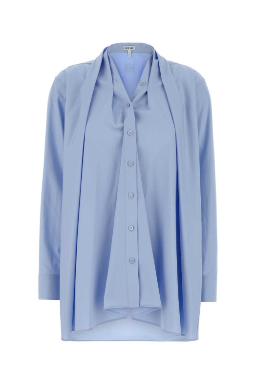 Light blue poplin shirt BLUE LOEWE (S359Y05XGB)