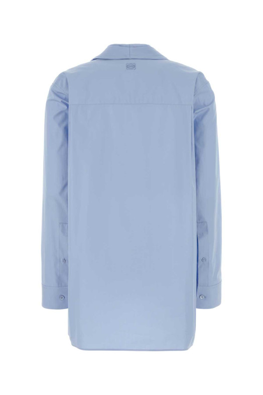 Light blue poplin shirt BLUE LOEWE (S359Y05XGB)