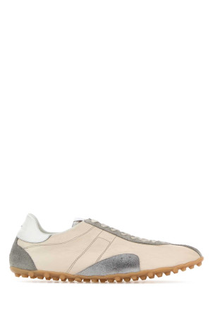 Two-tone leather and suede Sprinters sneakers MAISON MARGIELA (S57WS0515P7383)