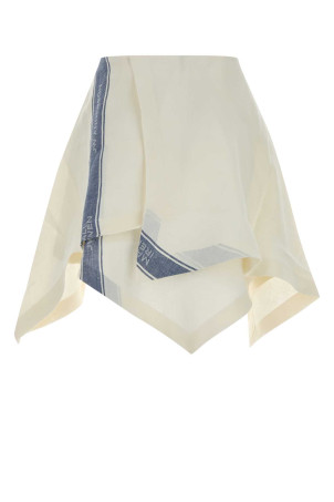 Ivory linen mini skirt JW ANDERSON (SK0205PG1898)