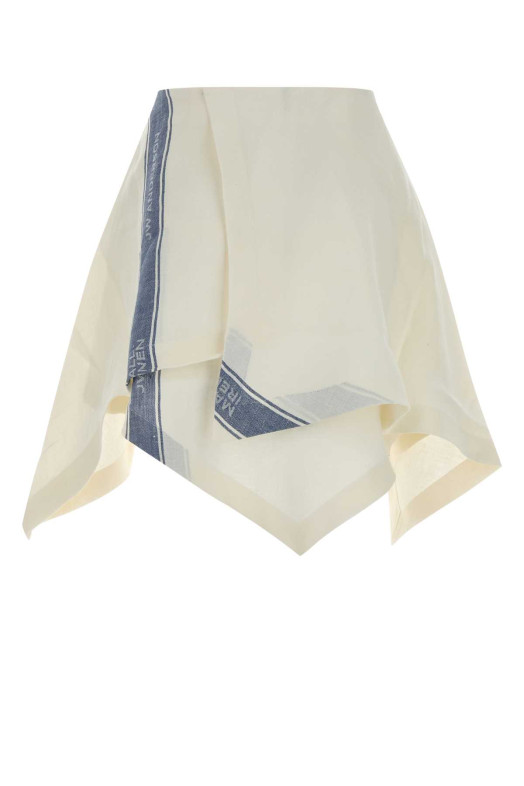 Ivory linen mini skirt JW ANDERSON (SK0205PG1898)