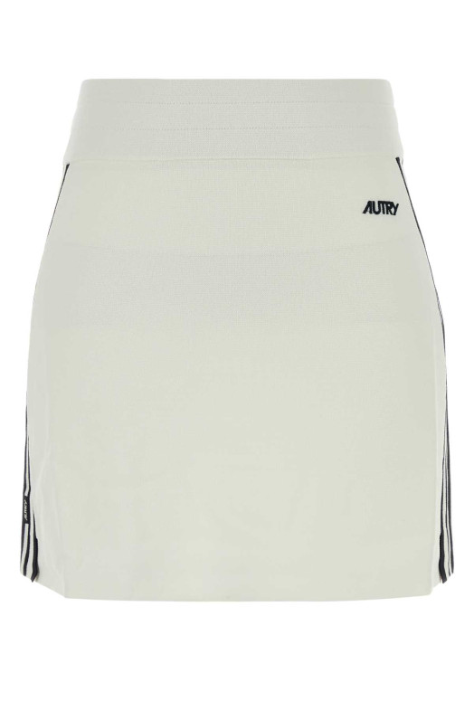 White knit mini skirt AUTRY (SKPW)