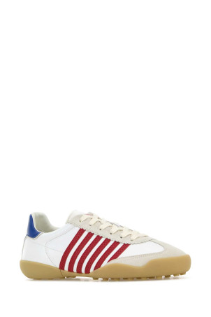 White leather Dsquared2 Soccer sneakers DSQUARED (SNM047818908710)