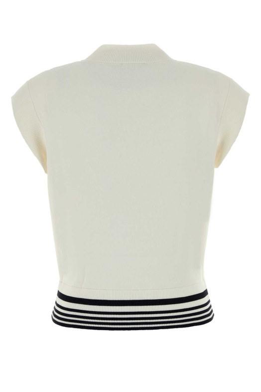 White knit vest AUTRY (VEPW)