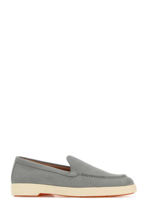 Grey suede Yalta loafers SANTONI (WUYA58856TISNPRX)