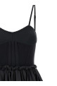 Taffeta dress Black