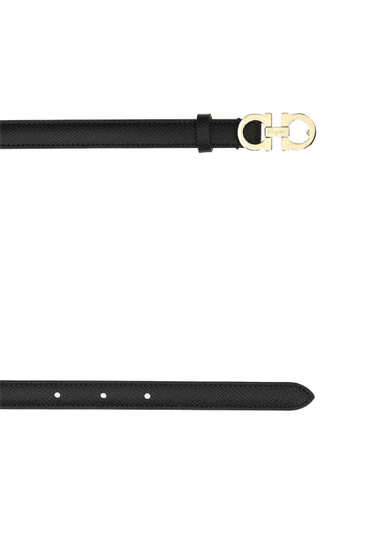 Black leather Gancini belt Black SALVATORE FERRAGAMO (23B224675180)