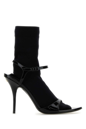 Black leather Avenue Sock sandals Black BALENCIAGA (810517W12H2)