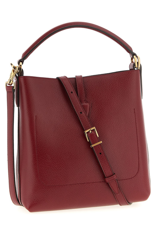 'T Timeless' mini bucket bag Bordeaux
