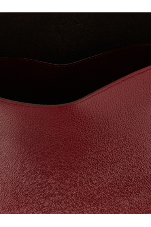 'T Timeless' mini bucket bag Bordeaux