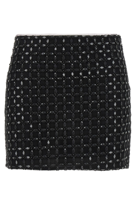 'Beaded' skirt Black