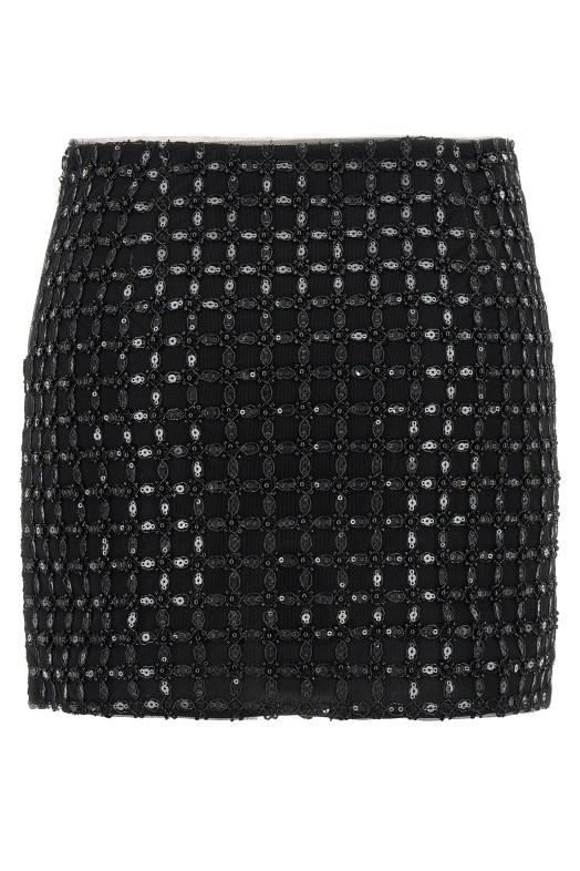 'Beaded' skirt Black