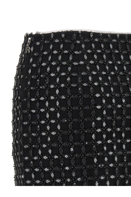 'Beaded' skirt Black