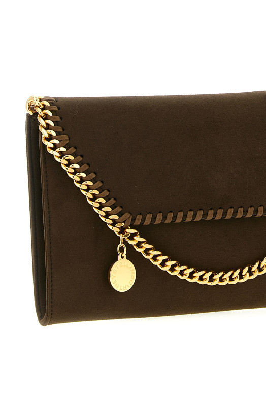 'Falabella' wallet on chain Brown