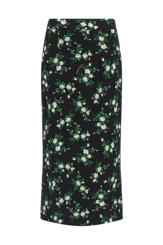 'Fiorellini' skirt Black